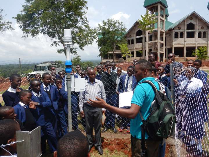 Introduction into the weather station at Agape Lutheran Junior Seminary Secondary School